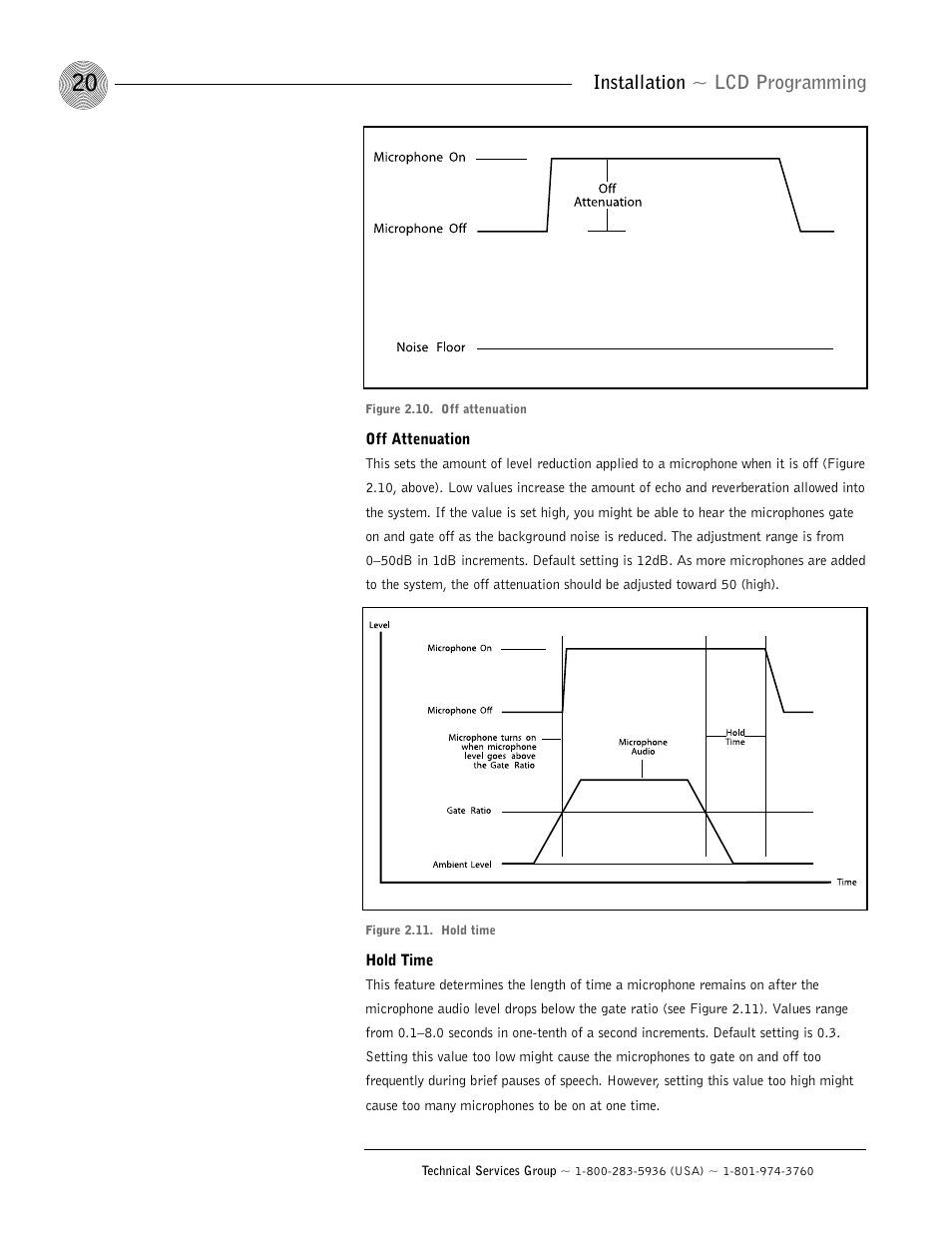 Installation ~ lcd programming | ClearOne AP400 User Manual | Page 24 / 74