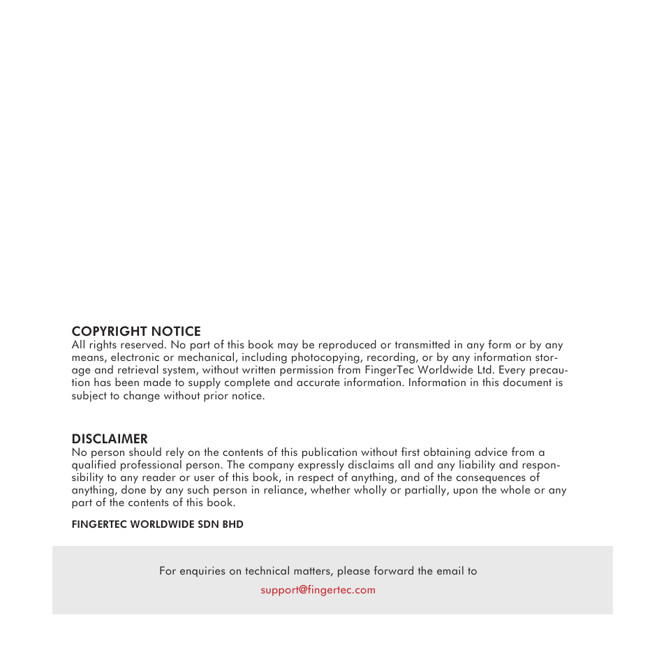 FingerTec TA100 DIY User Manual | Page 2 / 56