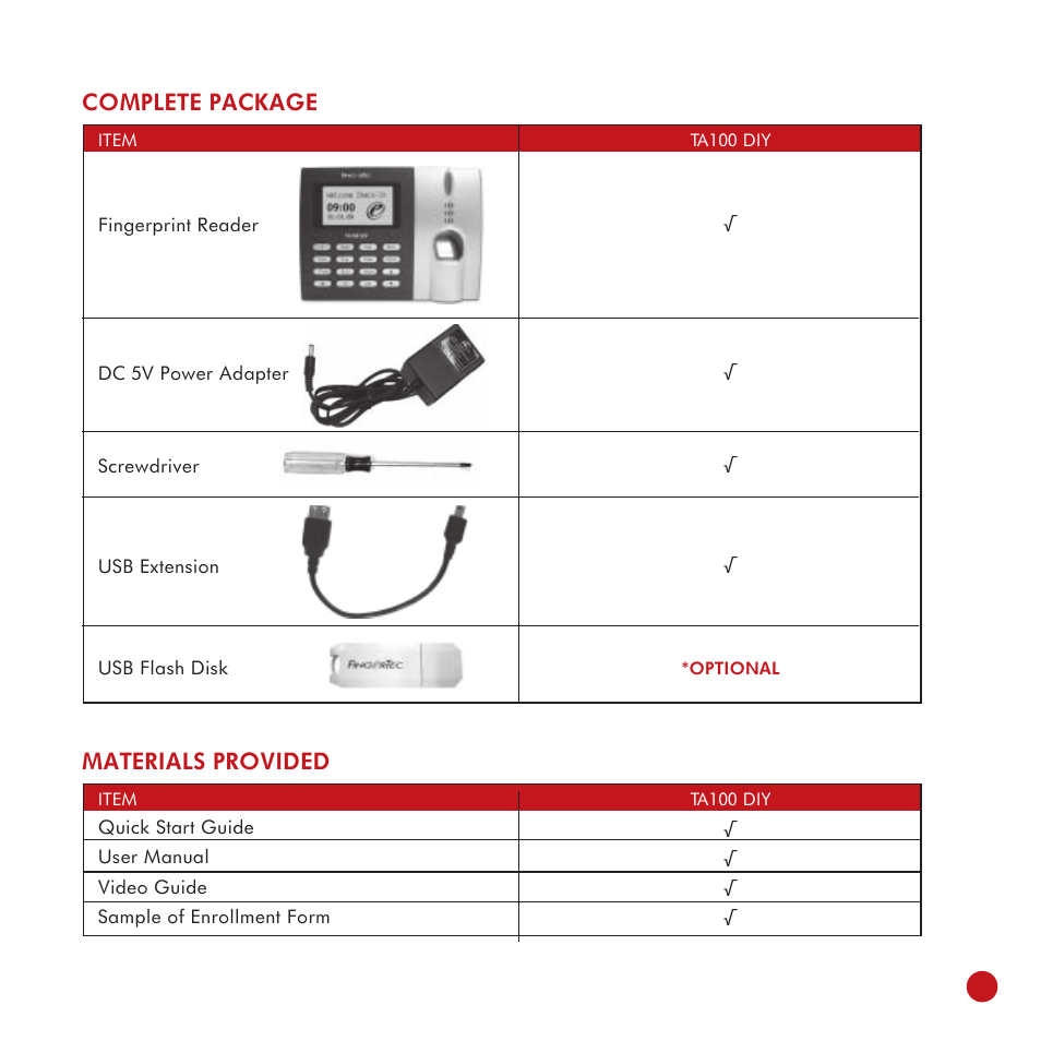 FingerTec TA100 DIY User Manual | Page 7 / 56