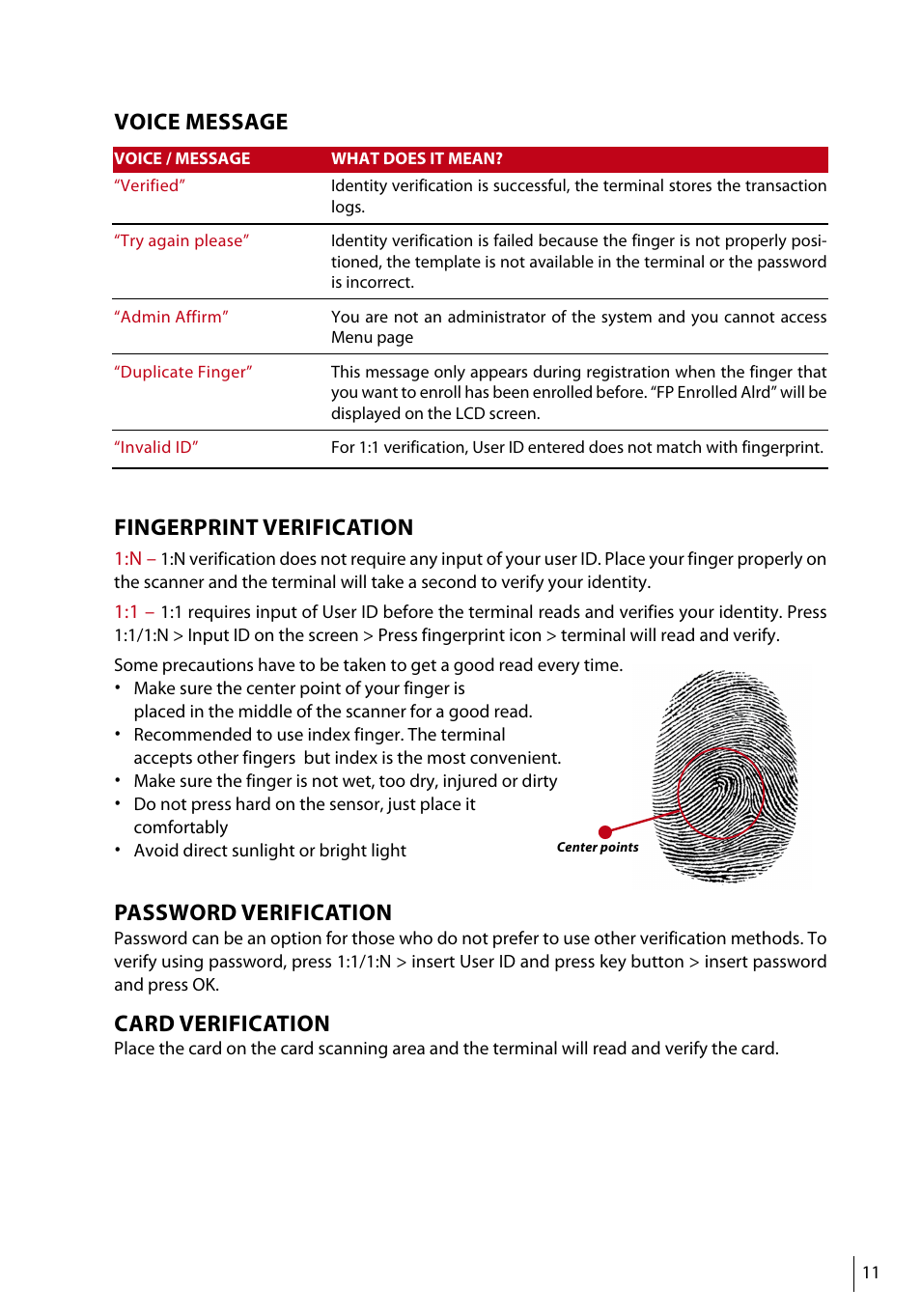 FingerTec TA500 Manual User Manual | Page 10 / 26
