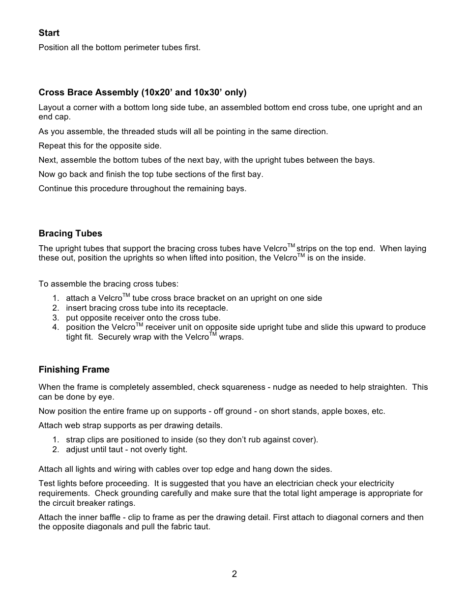 Chimera F2X User Manual | Page 3 / 6