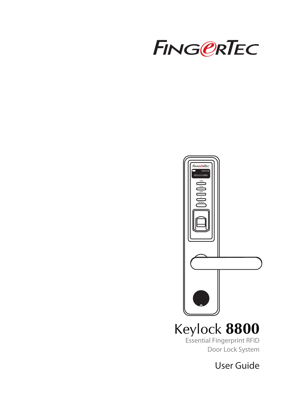 FingerTec Keylock 8800 Manual User Manual | 16 pages