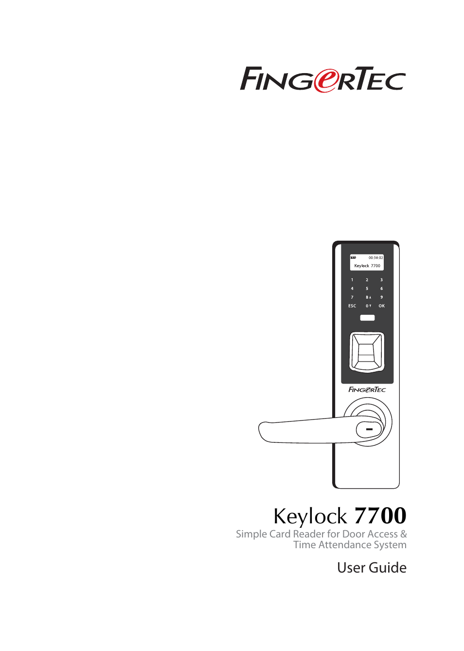 FingerTec Keylock 7700 User Manual | 18 pages