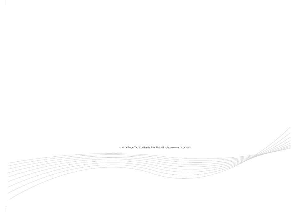 FingerTec Face ID 2 (FEM 800) Manual User Manual | Page 32 / 32