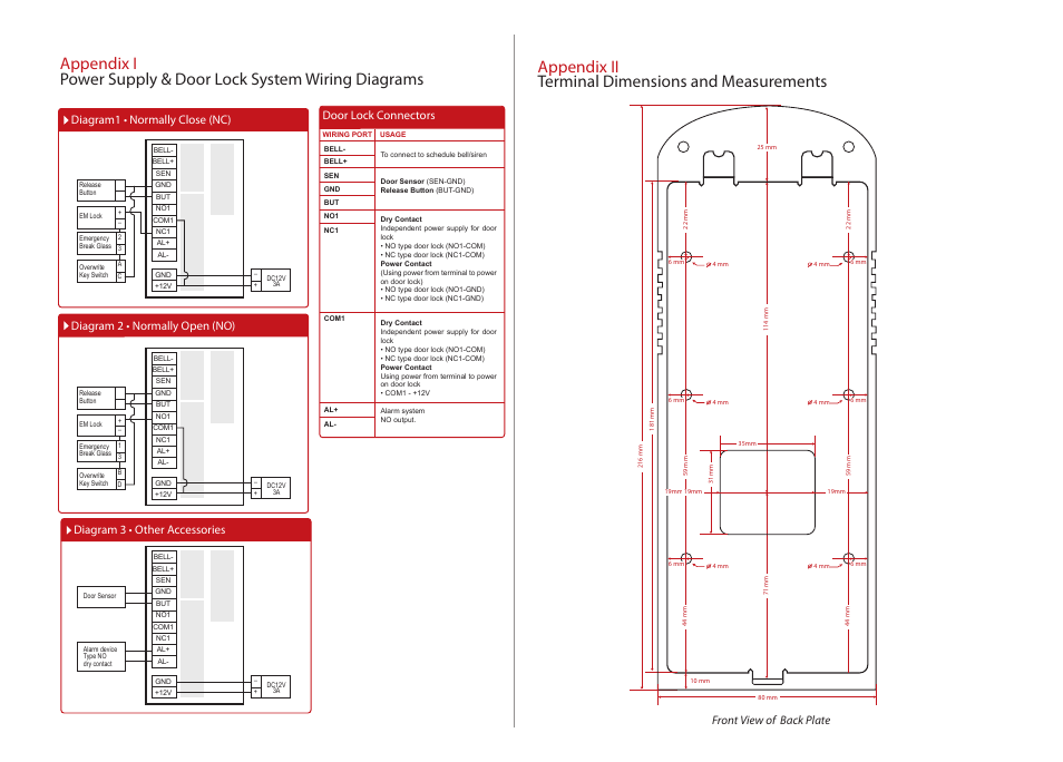 FingerTec Face ID 3 Installation Guide User Manual | Page 3 / 3