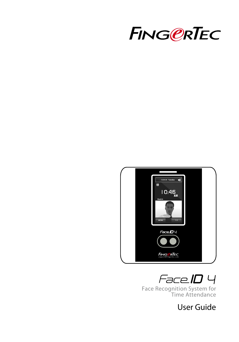 FingerTec Face ID 4 Manual User Manual | 28 pages