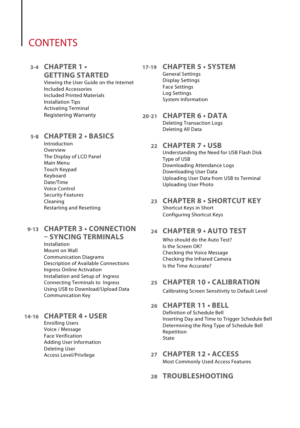 FingerTec Face ID 4d User Manual | Page 2 / 30