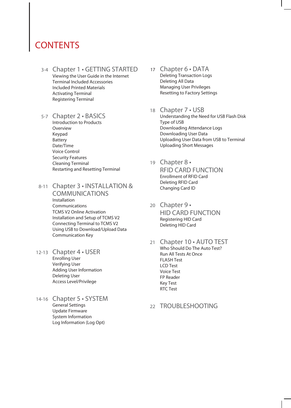 FingerTec TimeLine 100 Manual User Manual | Page 2 / 24