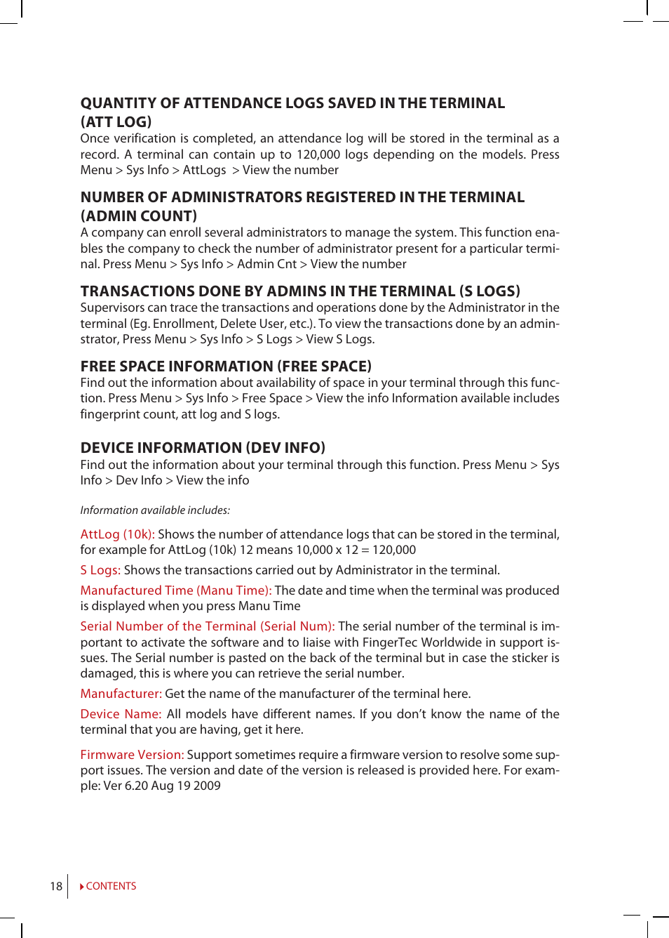 FingerTec Kadex Manual User Manual | Page 18 / 31