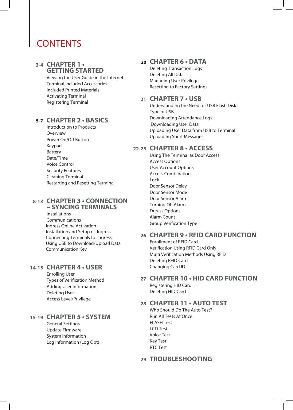 FingerTec Kadex Manual User Manual | Page 2 / 31