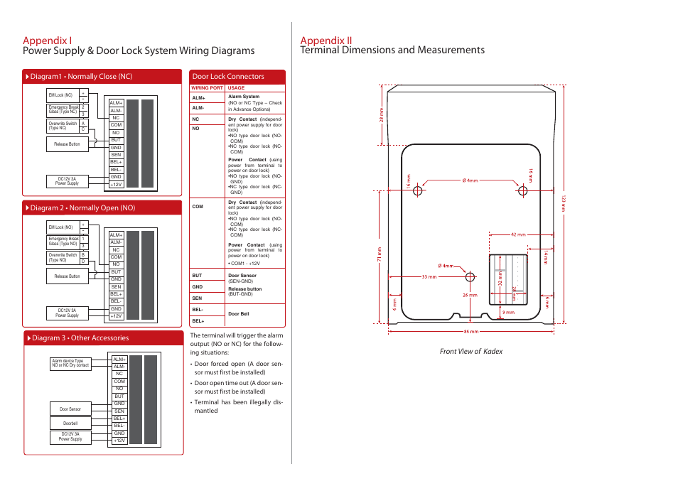 FingerTec Kadex Installation Guide User Manual | Page 3 / 3