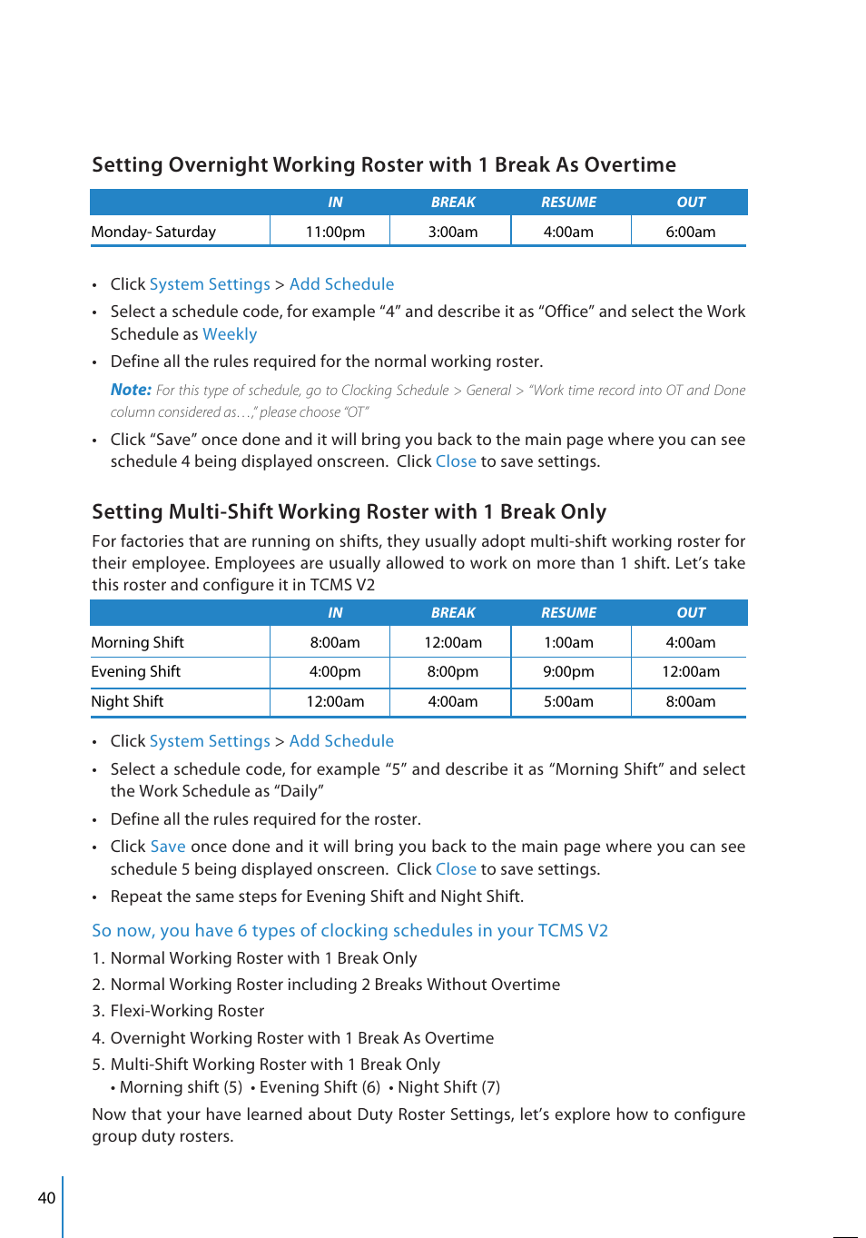 FingerTec TCMS V2 User Manual | Page 40 / 97