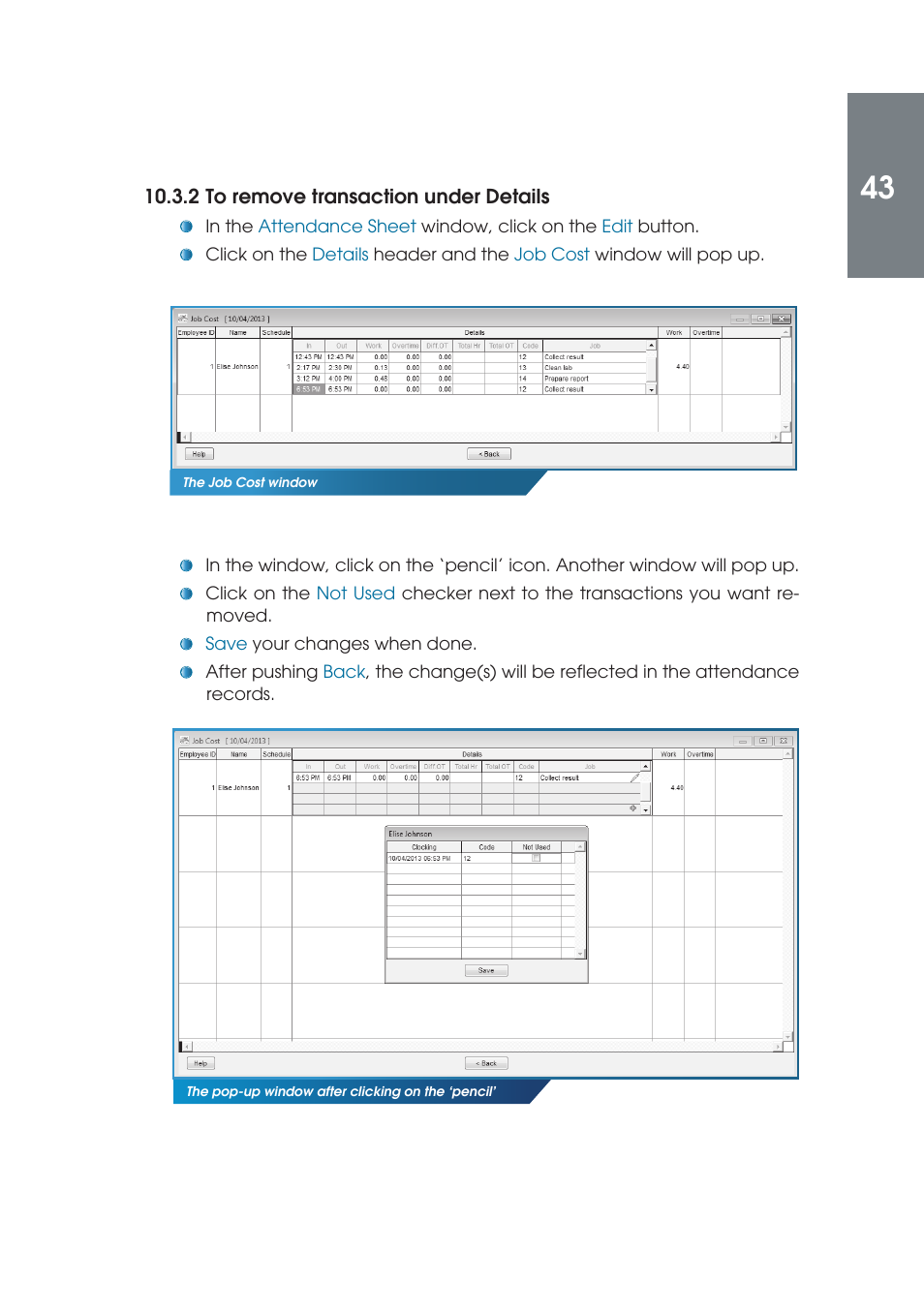 FingerTec TCMS V2 (Abridged Vesion) User Manual | Page 42 / 46
