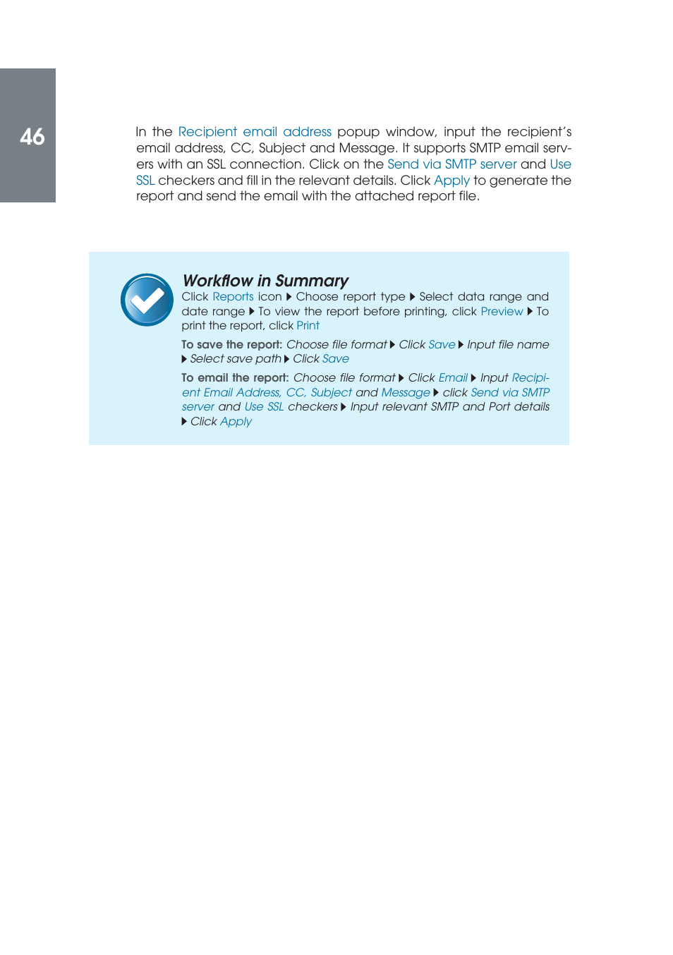 Workfl ow in summary | FingerTec TCMS V2 (Abridged Vesion) User Manual | Page 45 / 46