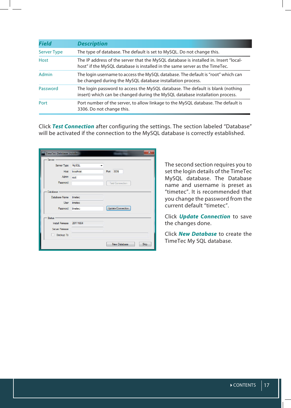 FingerTec TimeTec Web User Manual | Page 17 / 68