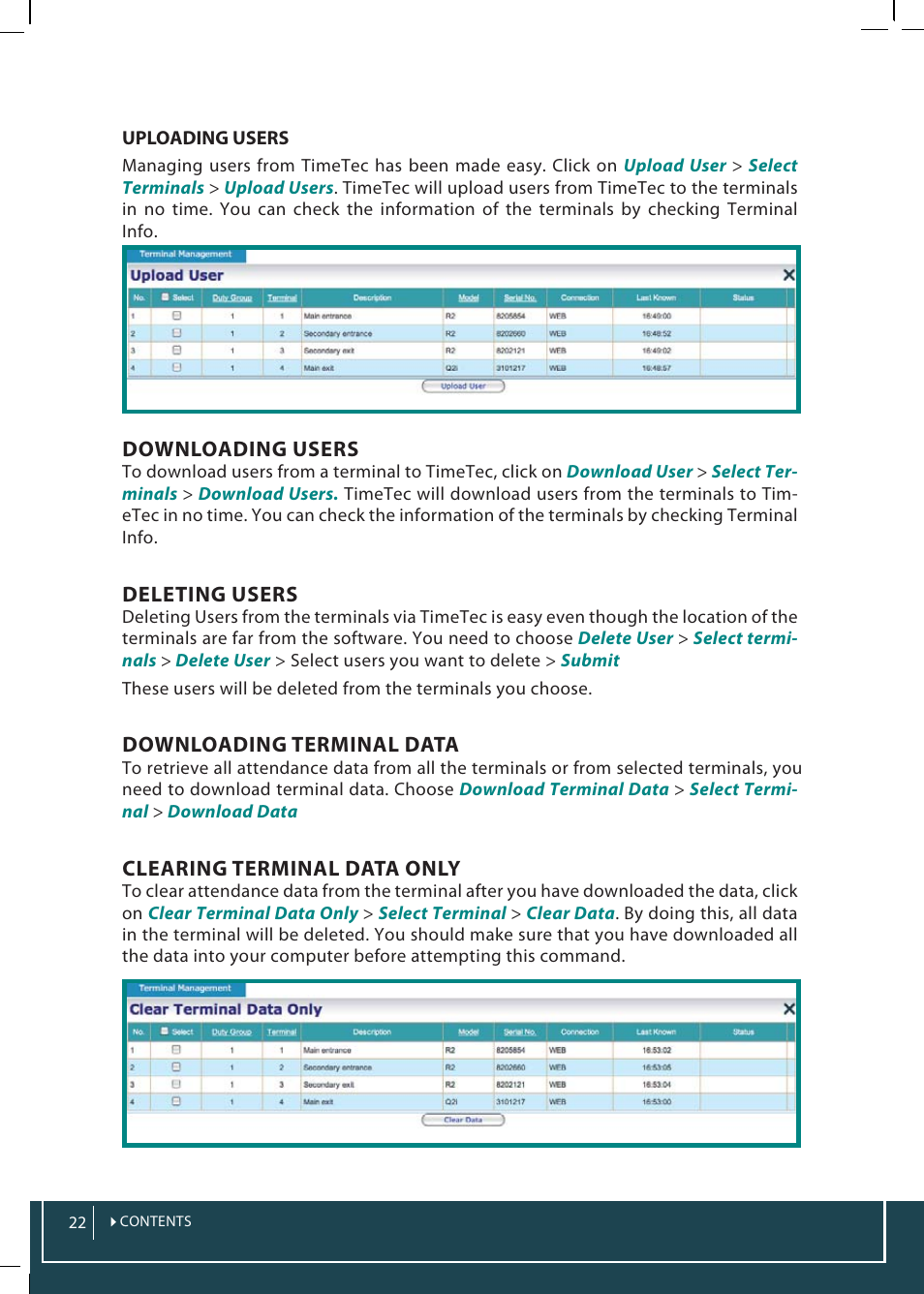 FingerTec TimeTec Web User Manual | Page 22 / 68
