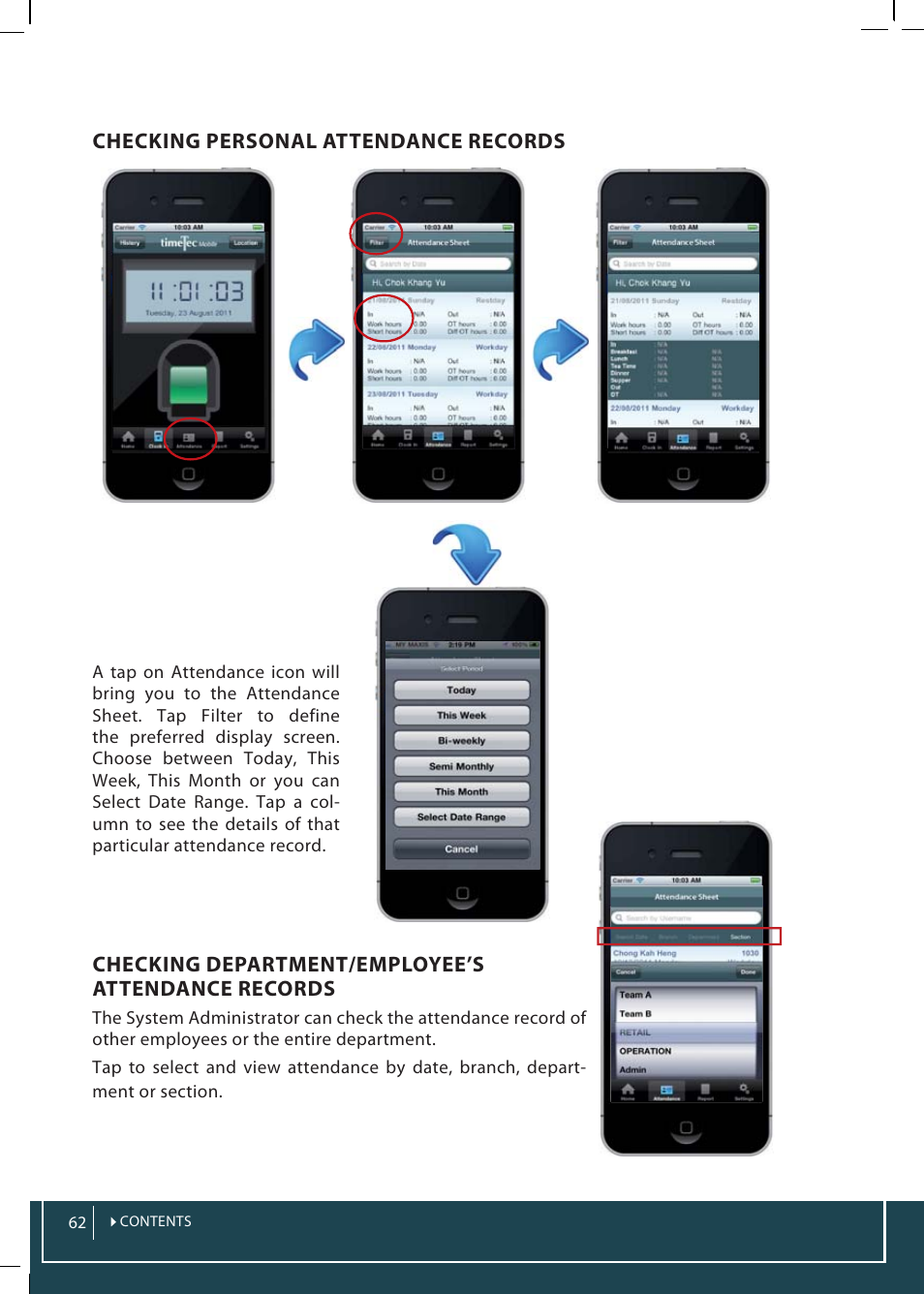 FingerTec TimeTec Web User Manual | Page 62 / 68