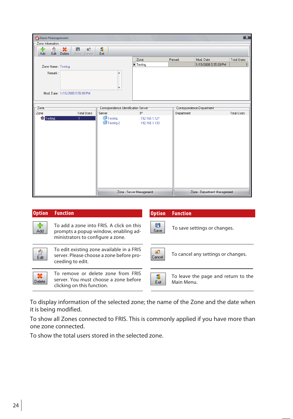 FingerTec FRIS II User Manual | Page 23 / 55