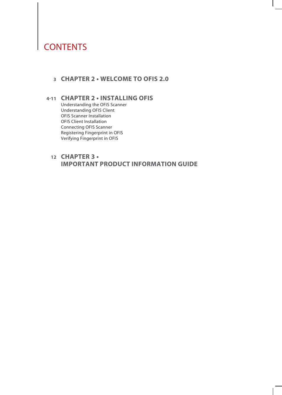 FingerTec OFIS - SDK 1.0 User Manual User Manual | Page 2 / 12