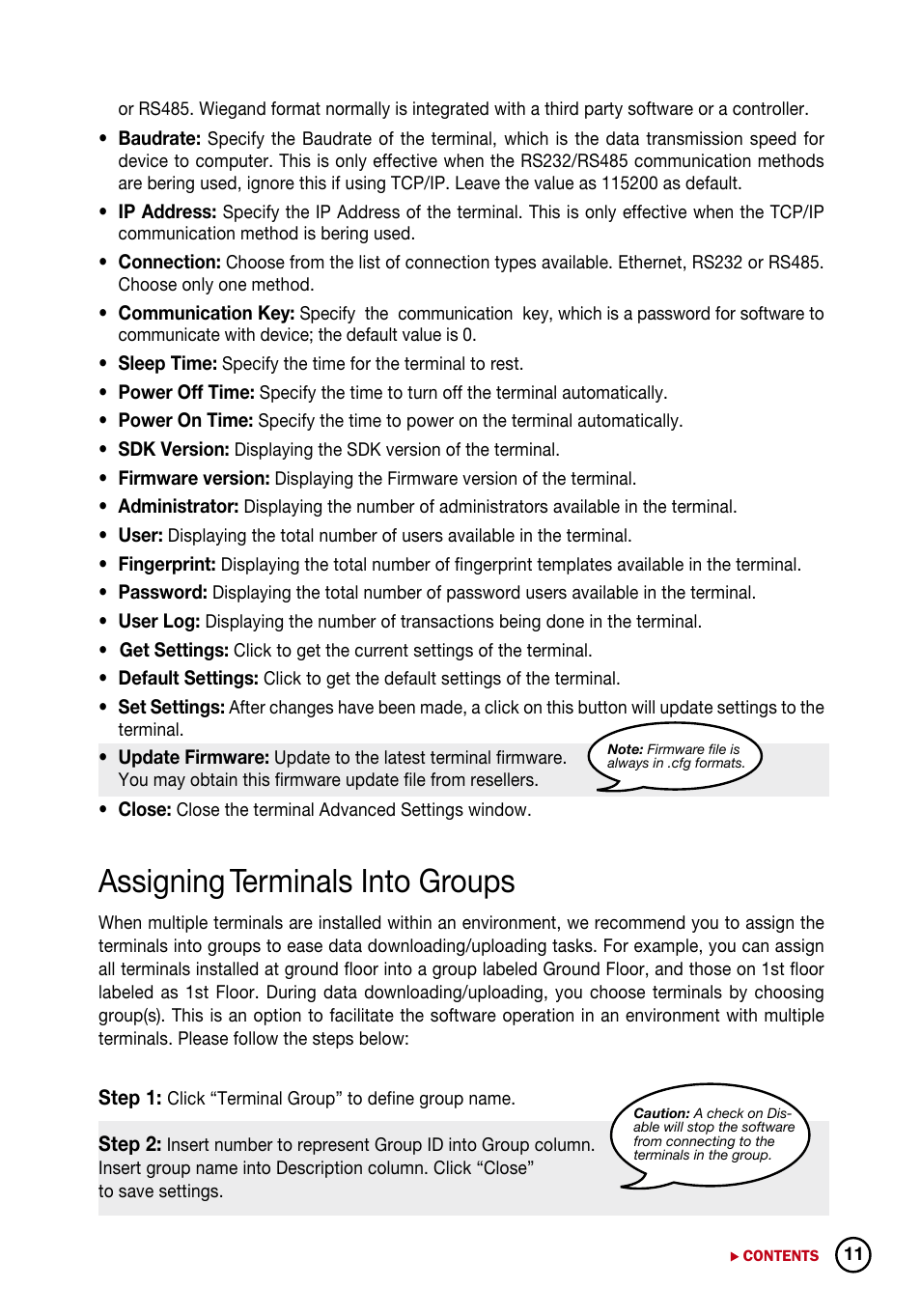 Assigning terminals into groups | FingerTec DiGiTime (OEM) User Manual | Page 12 / 98