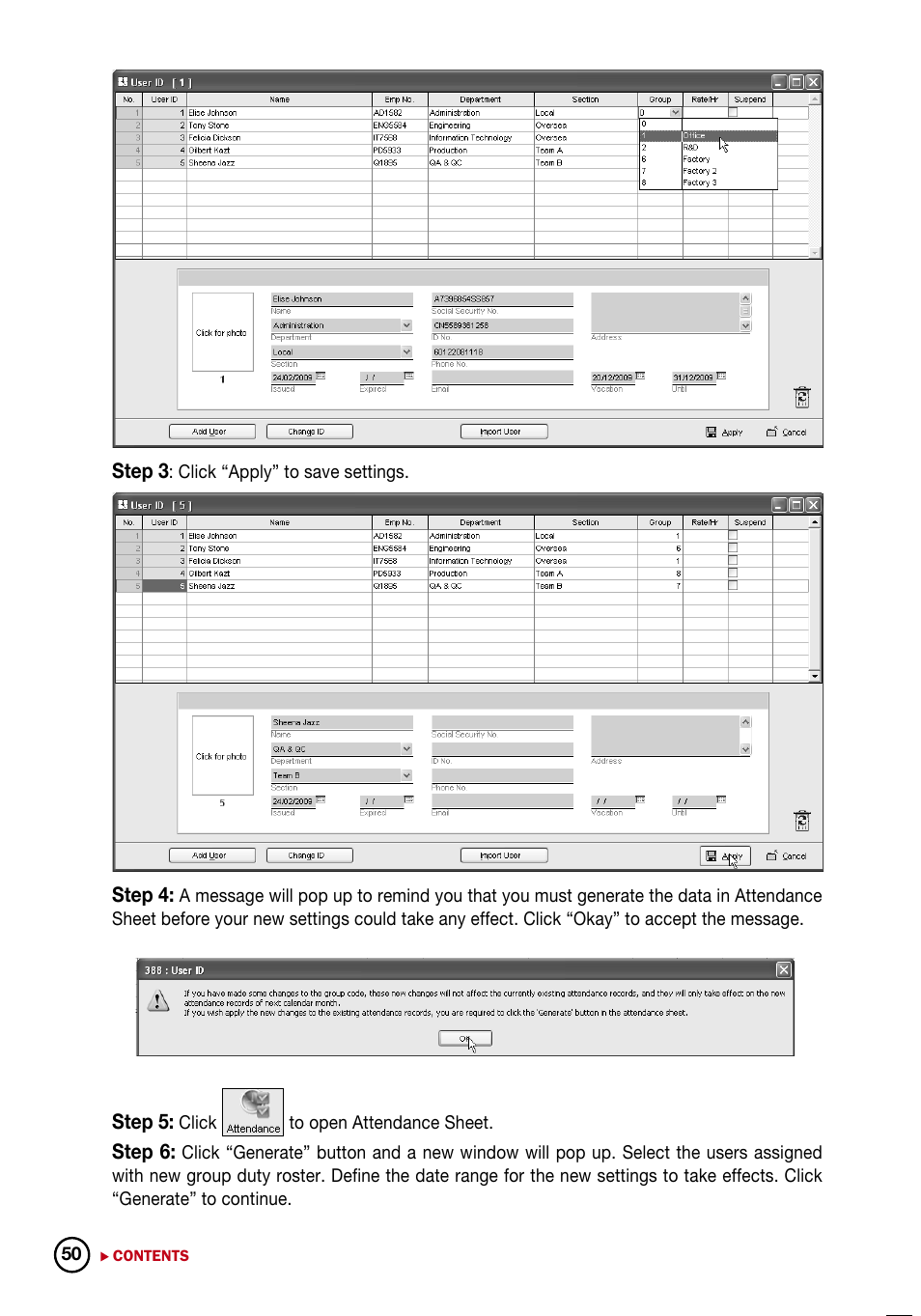 FingerTec DiGiTime (OEM) User Manual | Page 51 / 98