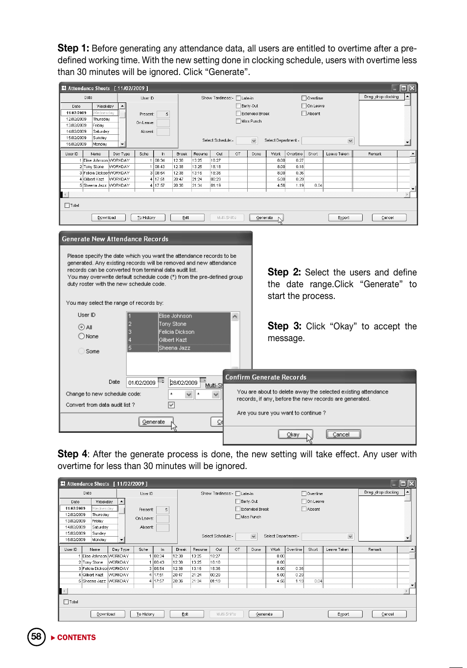 FingerTec DiGiTime (OEM) User Manual | Page 59 / 98
