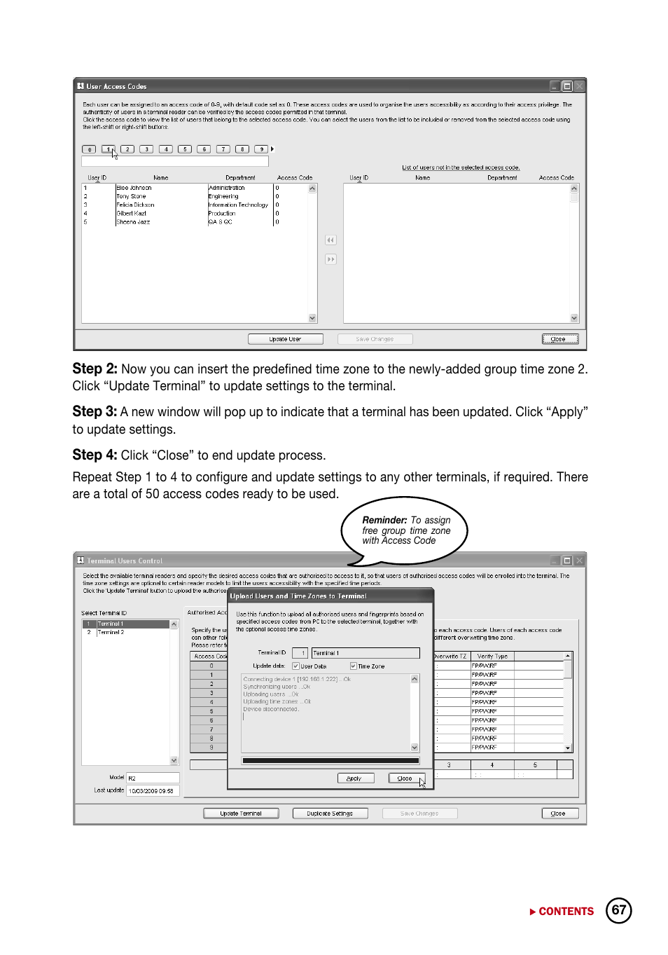 FingerTec DiGiTime (OEM) User Manual | Page 68 / 98