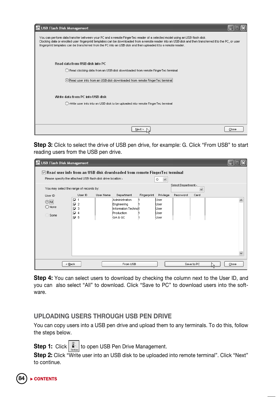 FingerTec DiGiTime (OEM) User Manual | Page 85 / 98