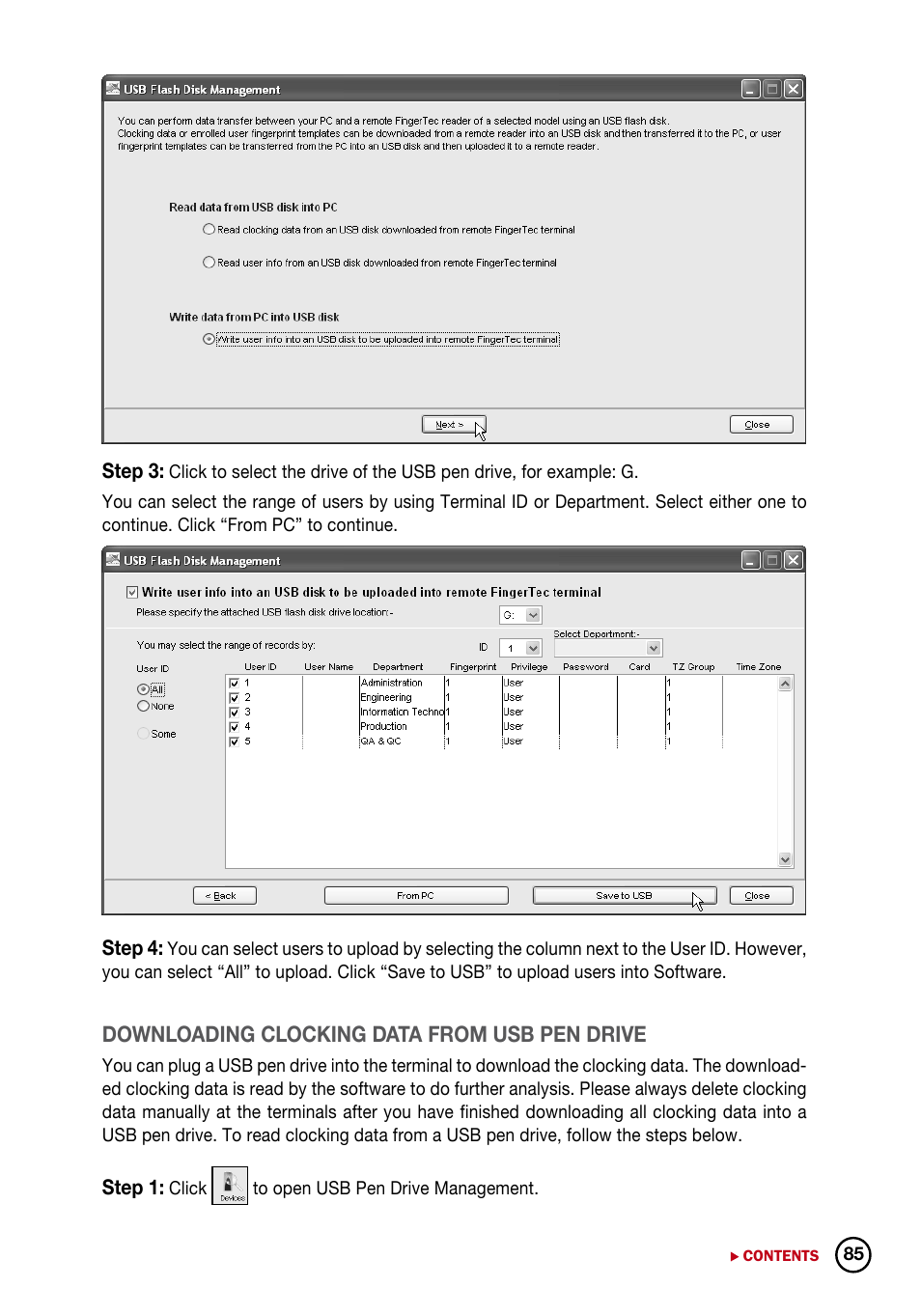 FingerTec DiGiTime (OEM) User Manual | Page 86 / 98