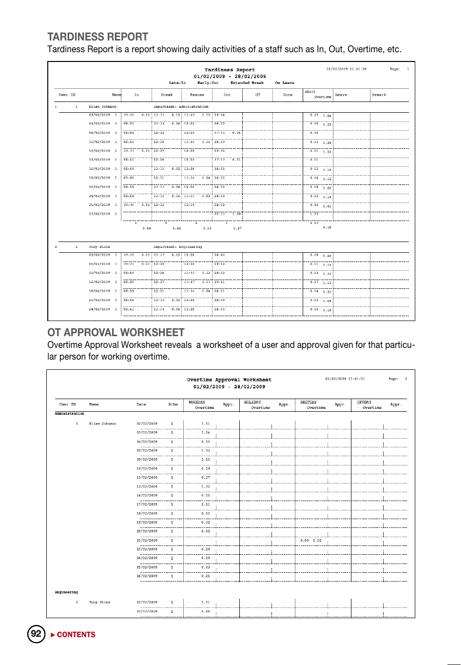 FingerTec DiGiTime (OEM) User Manual | Page 93 / 98