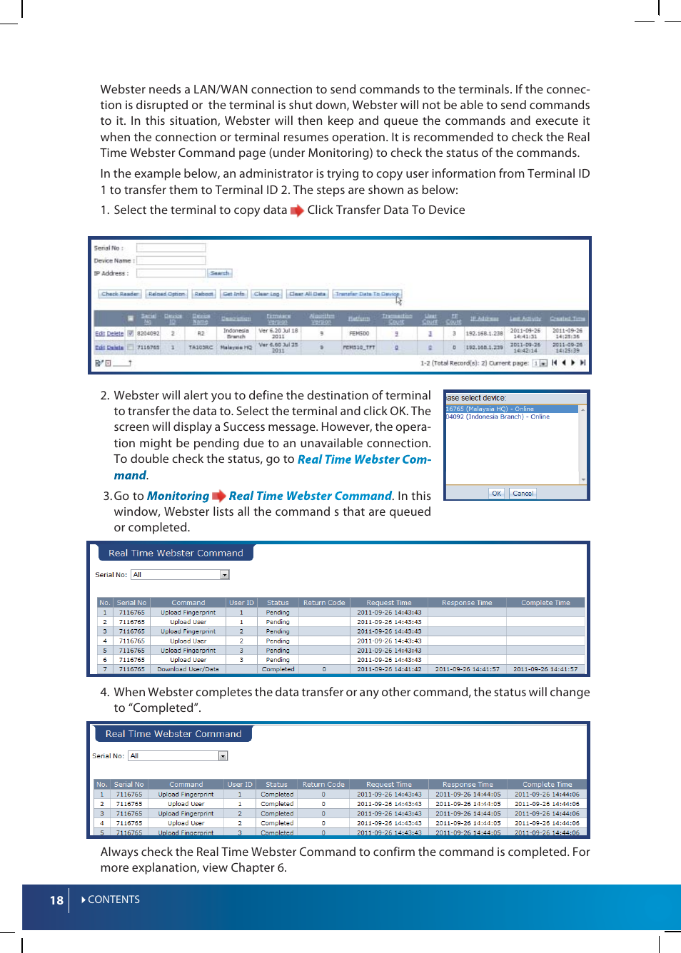FingerTec Webster User Manual | Page 18 / 35