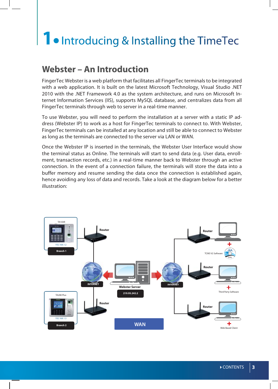 Webster – an introduction | FingerTec Webster User Manual | Page 3 / 35
