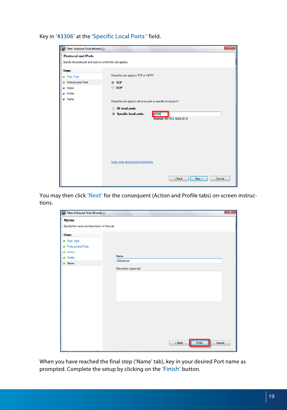 FingerTec Webserver User Manual | Page 19 / 26
