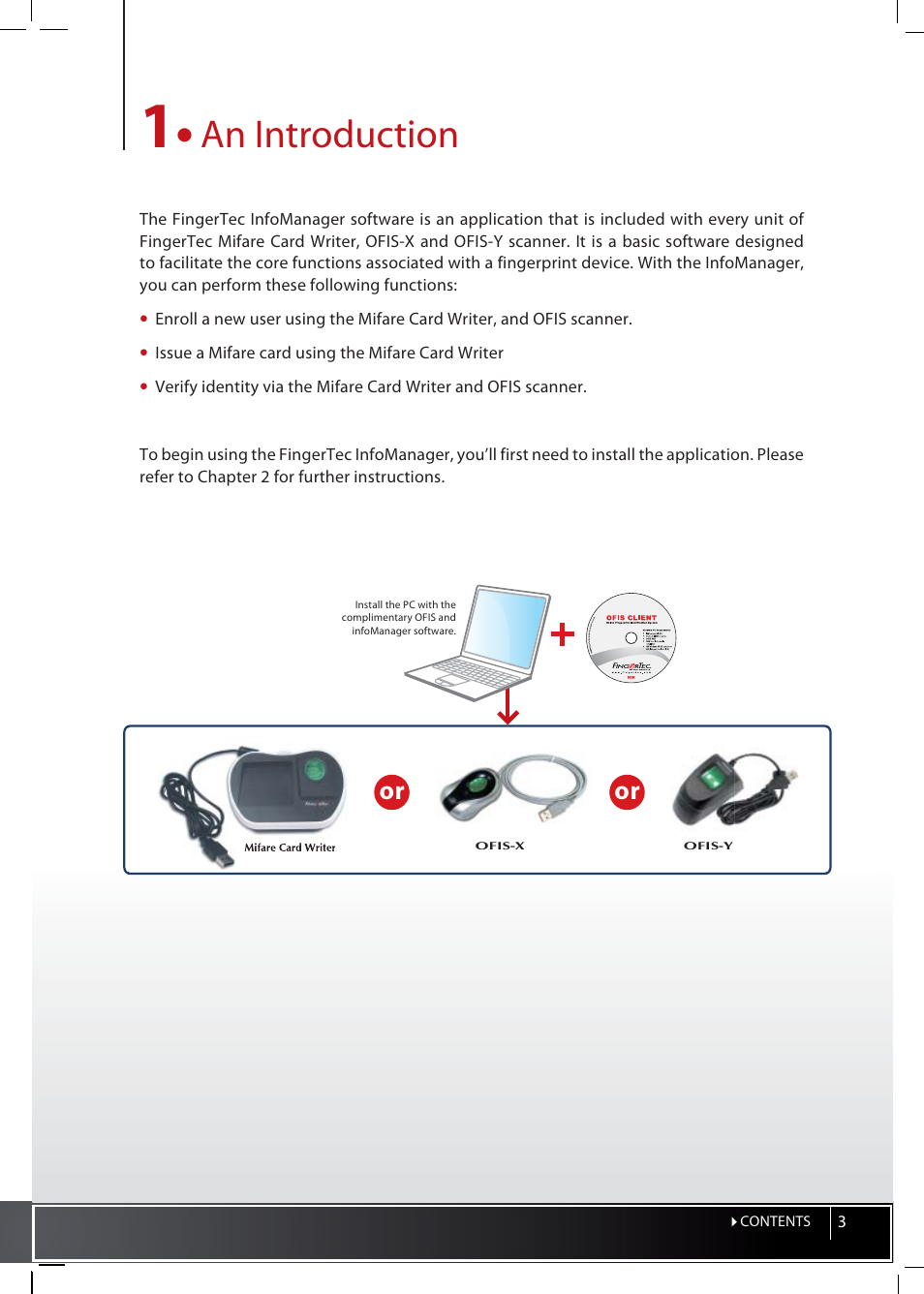 1 • an introducing, An introduction | FingerTec InfoManager User Manual | Page 3 / 19