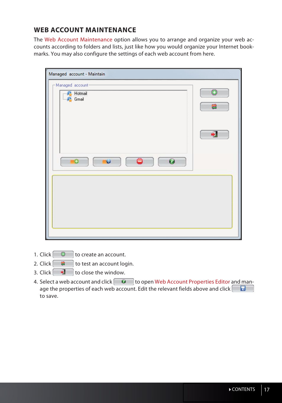 Web account maintenance | FingerTec OFIS Gateway User Manual | Page 17 / 36
