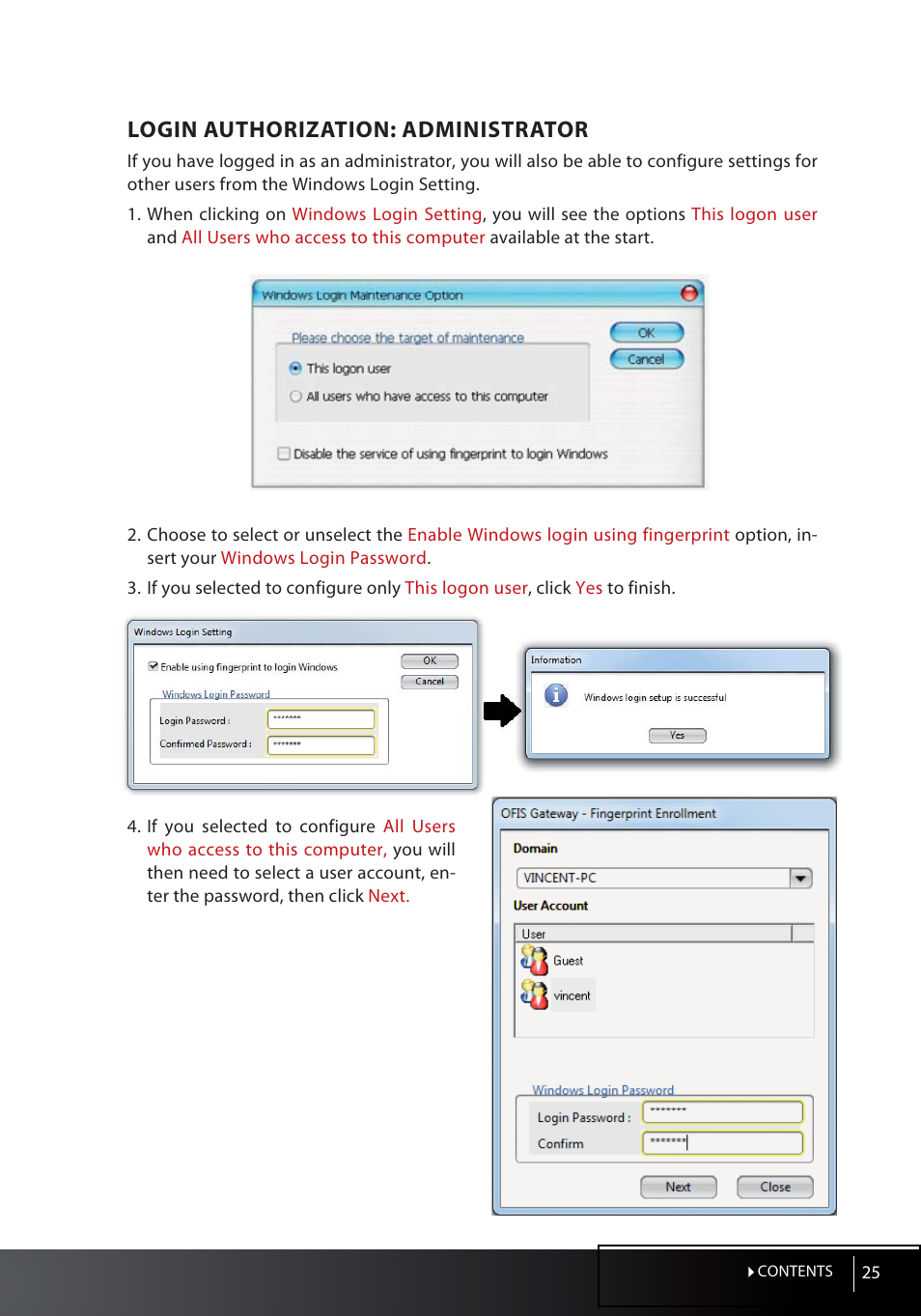 Login authorization: administrator | FingerTec OFIS Gateway User Manual | Page 25 / 36