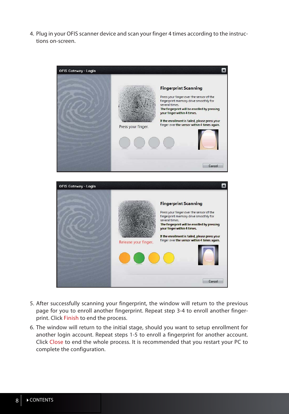 FingerTec OFIS Gateway User Manual | Page 8 / 36