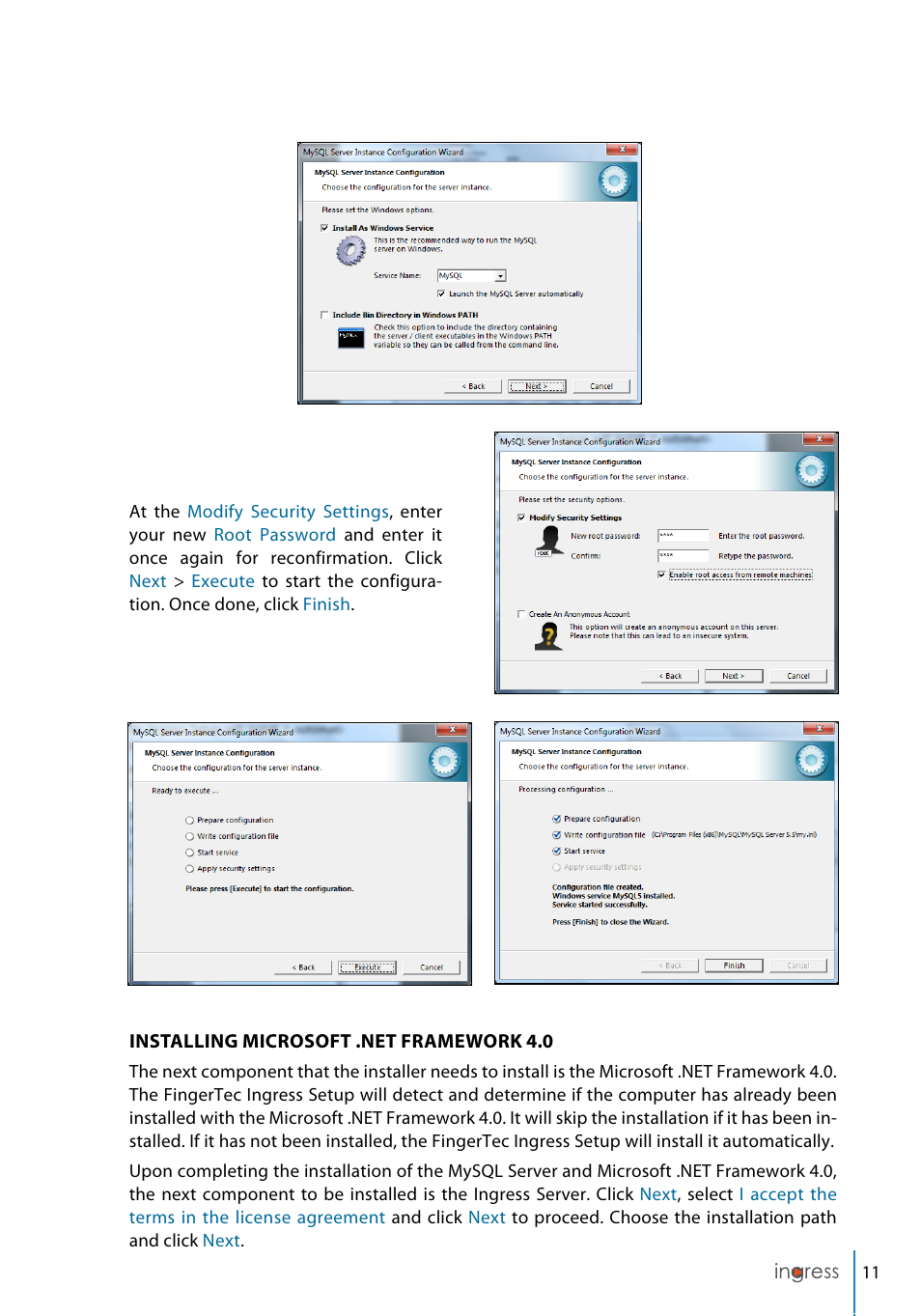 FingerTec Ingress User Manual | Page 11 / 104