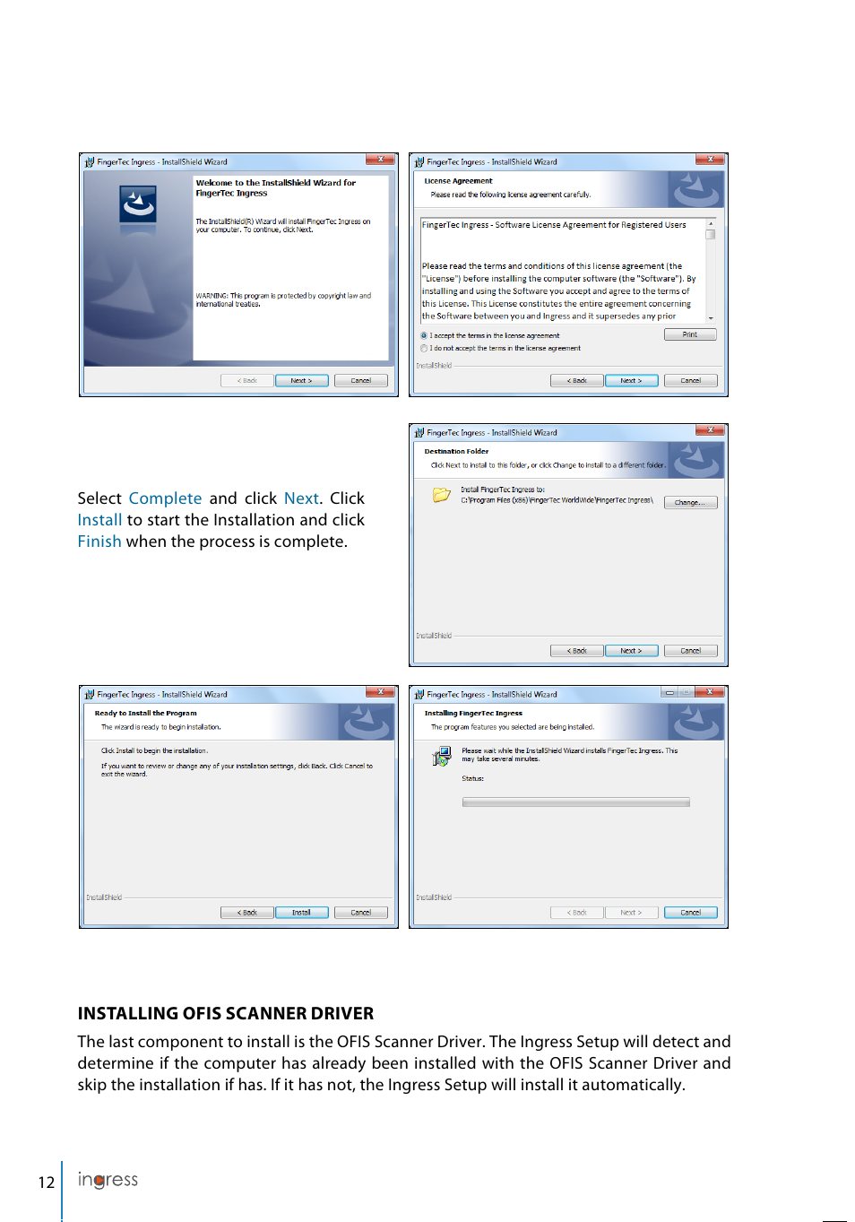 FingerTec Ingress User Manual | Page 12 / 104