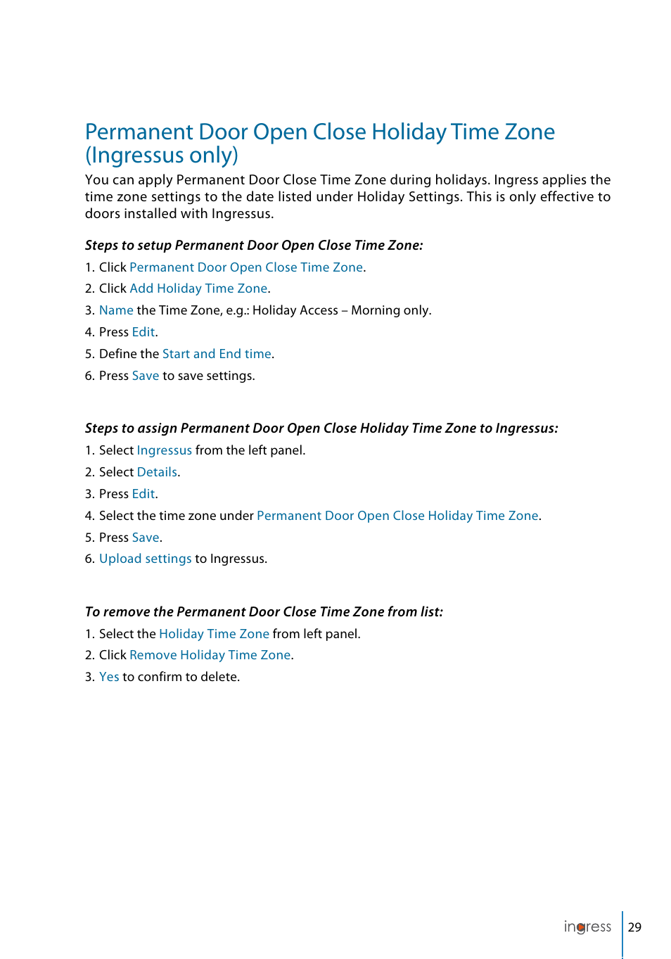 FingerTec Ingress User Manual | Page 29 / 104