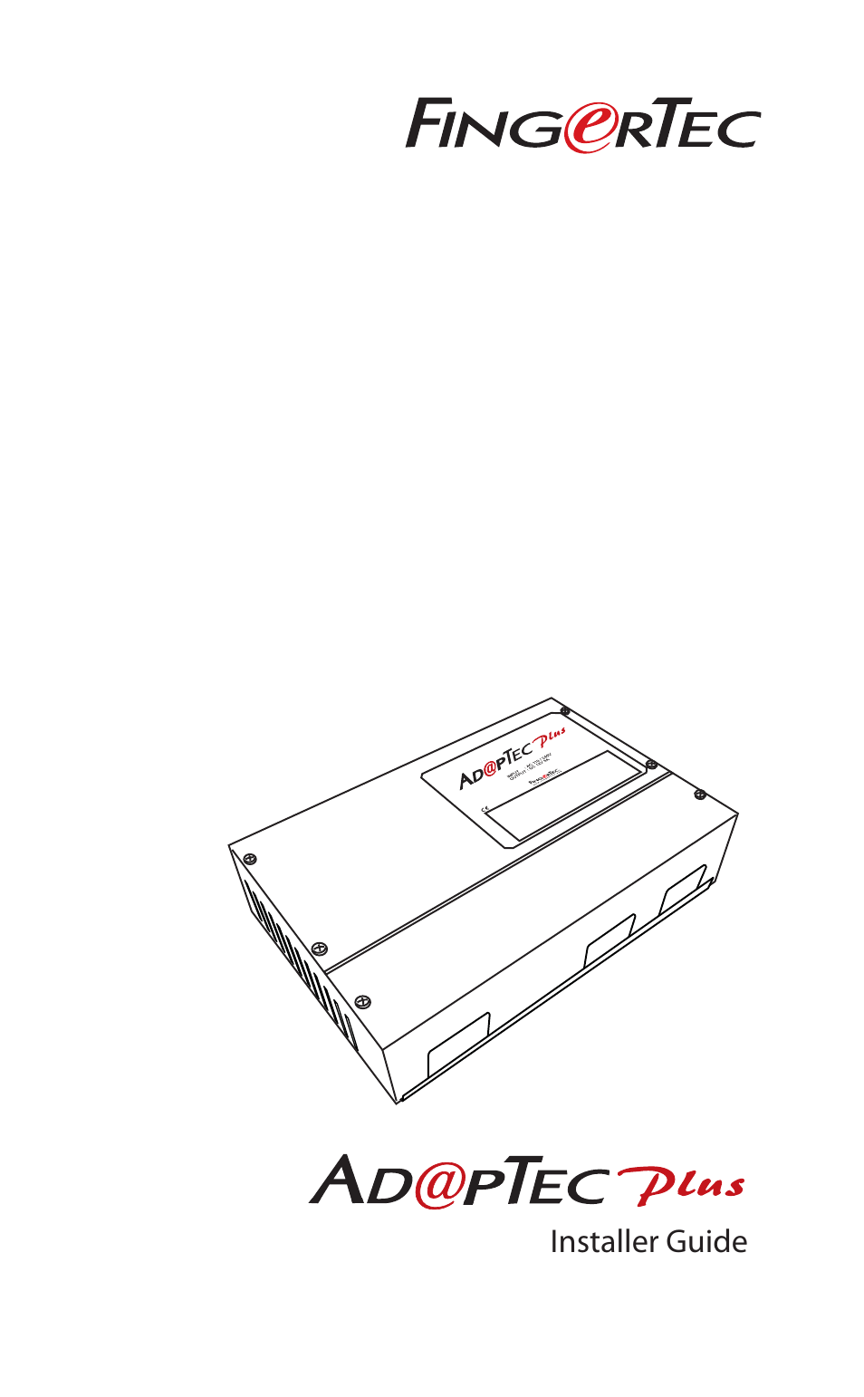 FingerTec AdapTec Plus User Manual | 20 pages