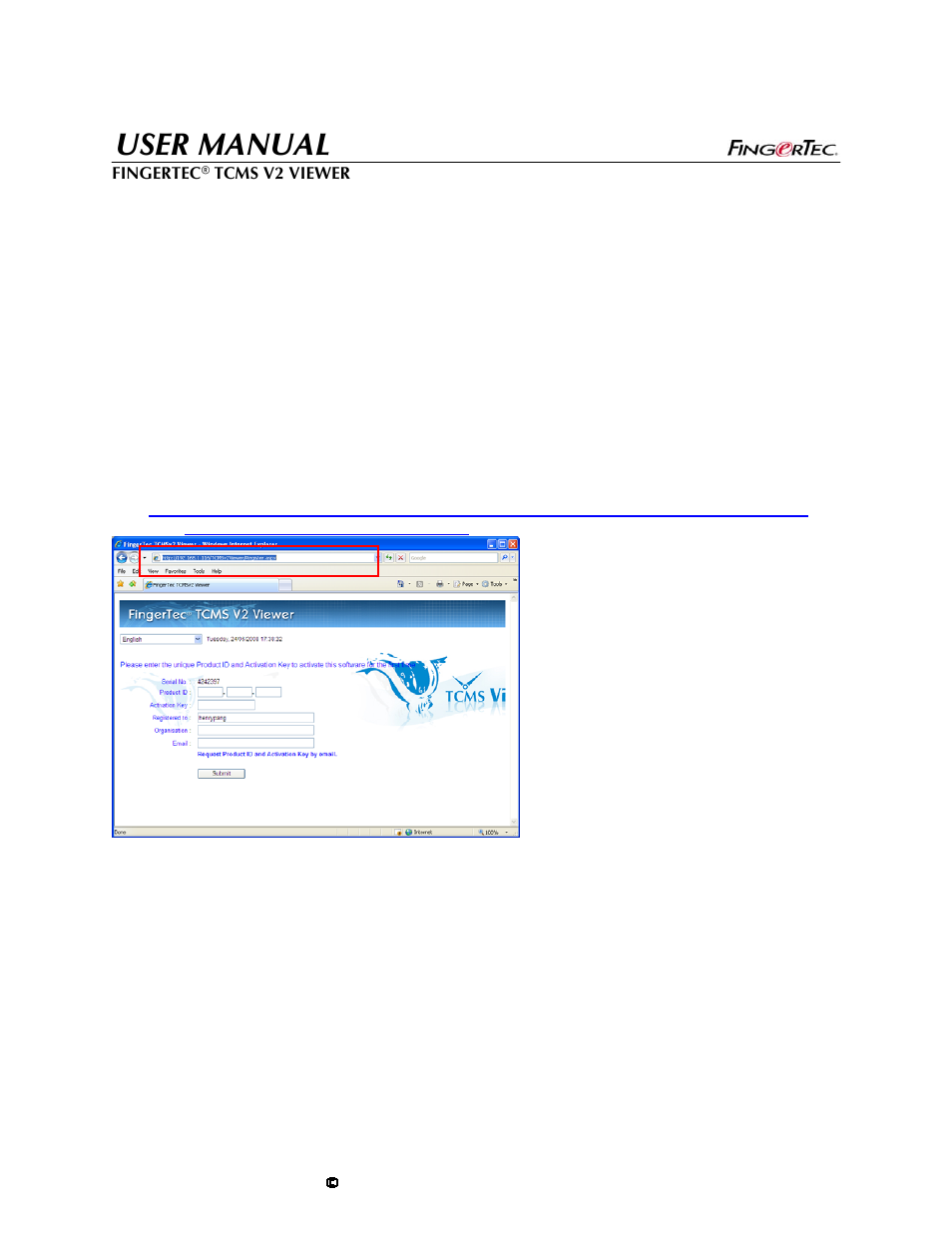 User manual | FingerTec TCMS V2 User Manual | Page 15 / 28