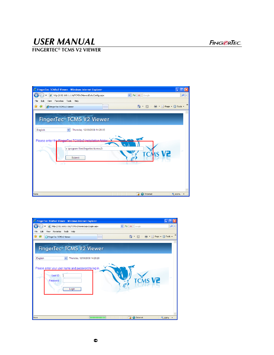 User manual | FingerTec TCMS V2 User Manual | Page 17 / 28