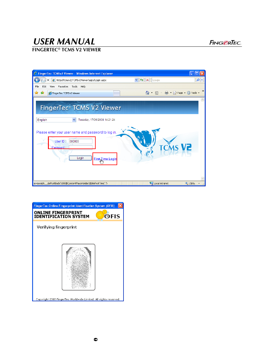 User manual | FingerTec TCMS V2 User Manual | Page 19 / 28