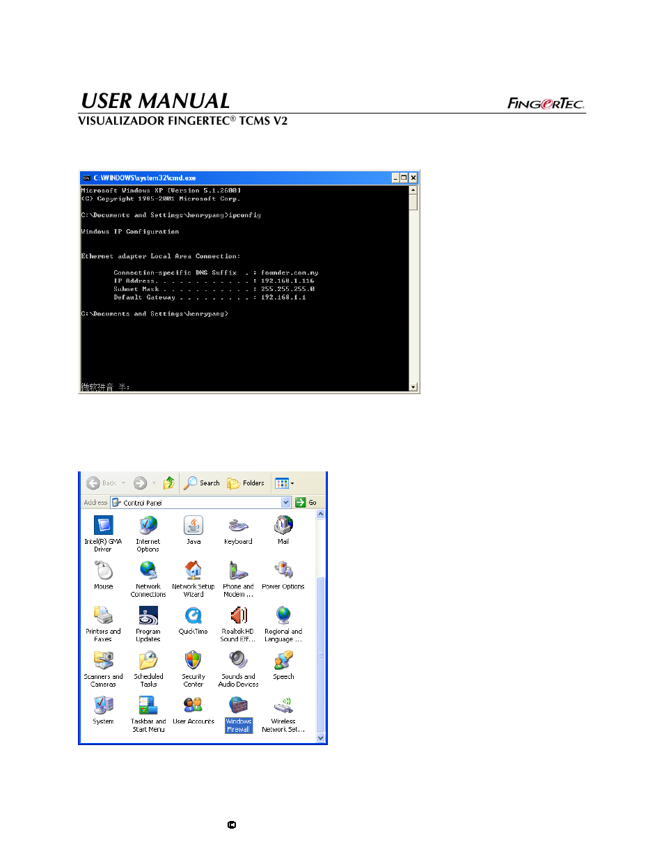 User manual | FingerTec TCMS V2 User Manual | Page 13 / 29