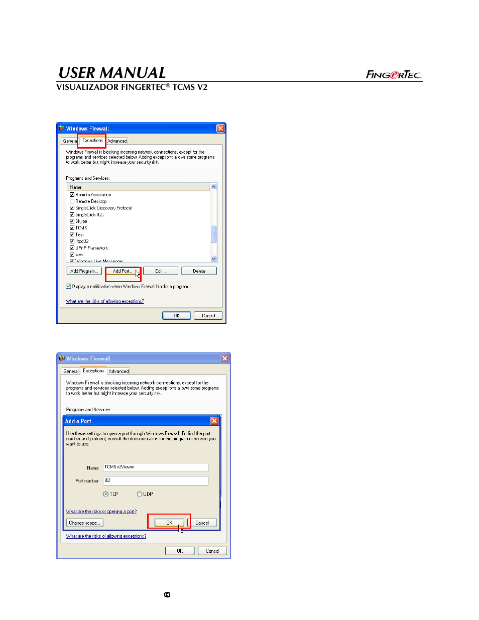 User manual | FingerTec TCMS V2 User Manual | Page 14 / 29