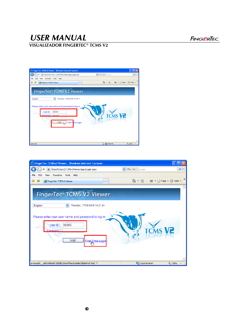 User manual | FingerTec TCMS V2 User Manual | Page 19 / 29