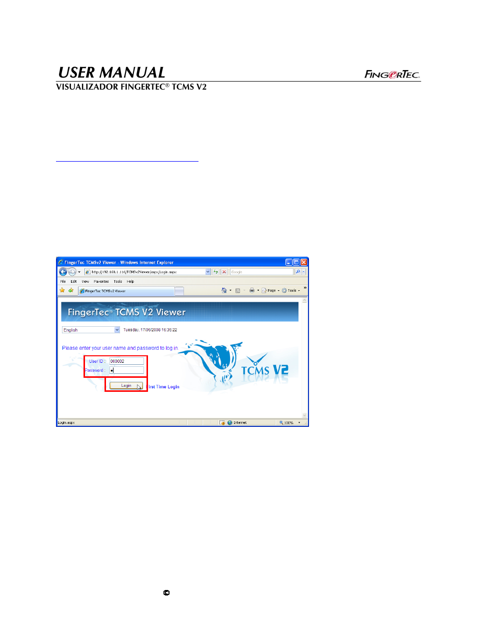 User manual | FingerTec TCMS V2 User Manual | Page 25 / 29