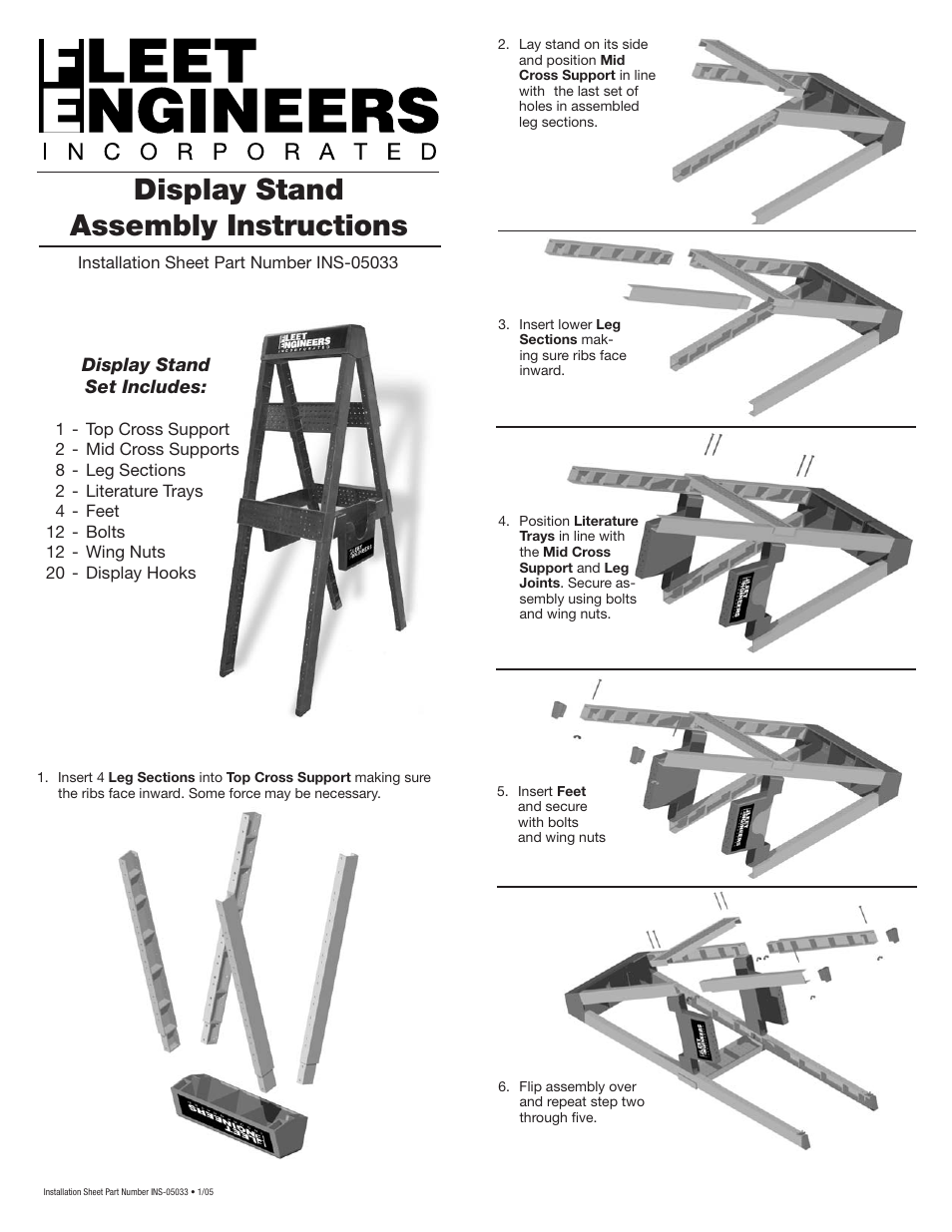 Fleet Engineers INS-05033 User Manual | 1 page