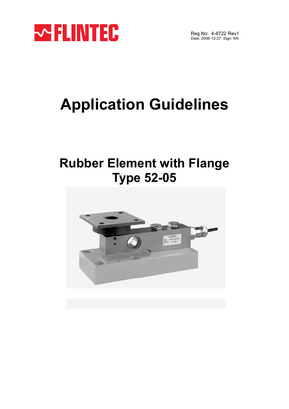 Flintec 52-05 User Manual | 4 pages